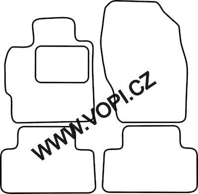 Autokoberce Mazda CX-7 benzin 10/2007 - 2009 Carfit (2846)